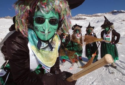 Witches Downhill race at Belalp